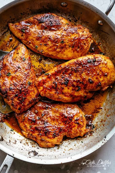 Pan Roasted Garlic Chicken Breast
